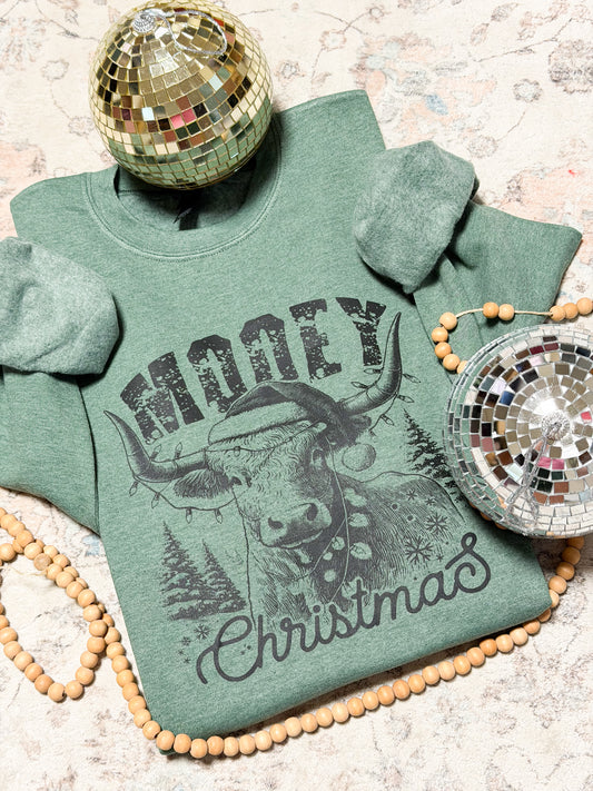 Mooey Christmas sweatshirt