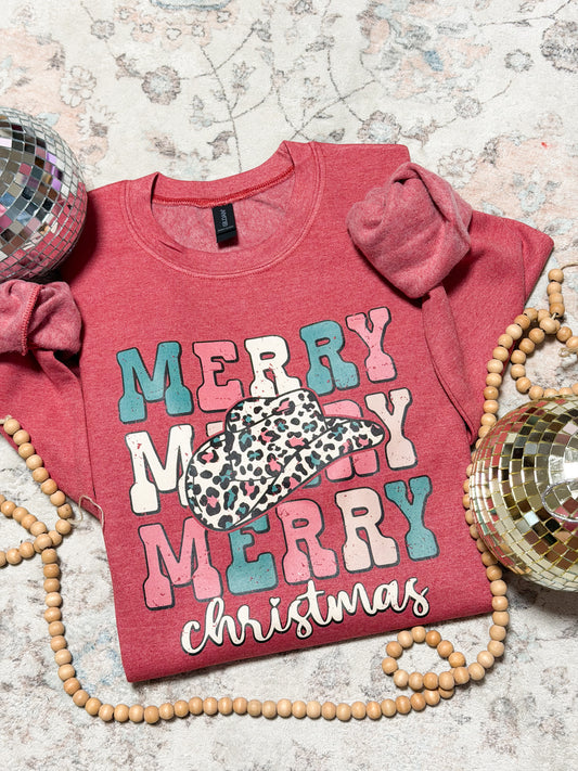 Western Merry Christmas Sweatshirt